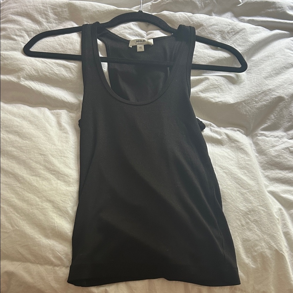Agolde Classic Black Tank Top